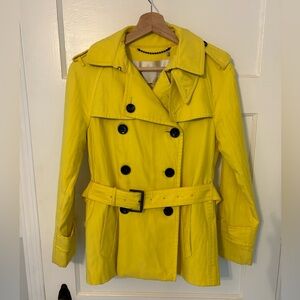 Coach yellow coat XS classic style